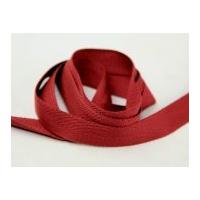 25mm acrylic webbing binding tape wine