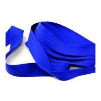 25mm acrylic webbing binding tape royal blue