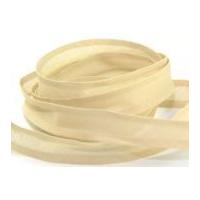 25mm Cotton Bias Binding Tape Beige