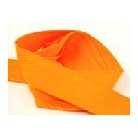 25mm Acrylic Webbing Binding Tape Yellow/Orange