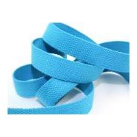 25mm simplicity cotton belting webbing turquoise