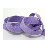 25mm simplicity cotton belting webbing lilac