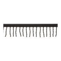 25mm simplicity beaded fringe fringing trimming black