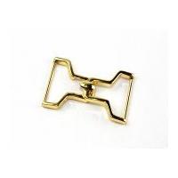 25mm simplicity metal h buckle fastener gold