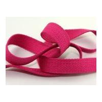 25mm simplicity cotton belting webbing cerise pink