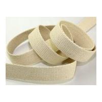 25mm Simplicity Cotton Belting Webbing Camel