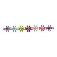 25mm Simplicity Large Daisy Venice Lace Trimming Multicoloured