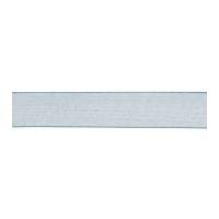 25mm berisford super sheer organza ribbon 18 silver grey