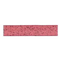 25mm berisford random glitter ribbon 15 red