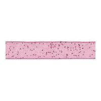 25mm Berisford Random Glitter Ribbon 2 Pink