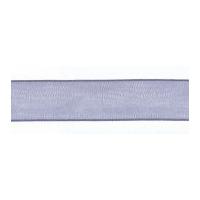 25mm Berisford Wired Sheer Organza Ribbon 7 Helio