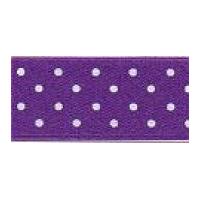 25mm Berisford Micro Dot Print Ribbon 19 Purple