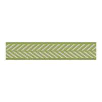 25mm Berisford Herringbone Woven Ribbon Meadow