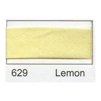 25mm Essential Trimmings Polycotton Bias Binding Tape Lemon