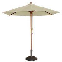 2.5 METRE ROUND CREAM PARASOL - -