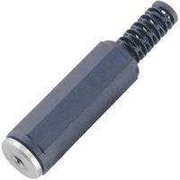 2.5 mm audio jack Socket, straight Number of pins: 3 Stereo Black BKL Electronic 1108002 1 pc(s)