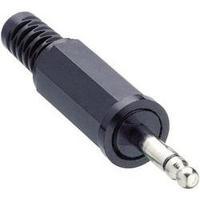 2.5 mm audio jack Plug, straight Number of pins: 2 Mono Black Lumberg KLS 1 1 pc(s)