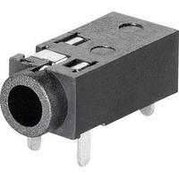 2.5 mm audio jack Socket, horizontal mount Number of pins: 4 Stereo BKL Electronic 1109200 1 pc(s)