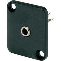 2.5 mm audio jack Sleeve socket, straight pins Number of pins: 3 Stereo Black Hicon HI-J25SEFD 1 pc(s)