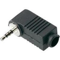 25 mm audio jack plug right angle number of pins 4 stereo black bkl el ...