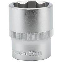 25mm 6pt Socket 1/2dr Pckd