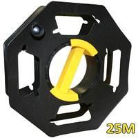 25m Black Cable Reel