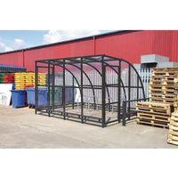 250032003000 kenilworth porch cycle shelter powder coated perspex door ...