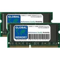 256mb 2 x 128mb pc66100133 144 pin sdram sodimm memory ram kit for ima ...