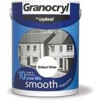 2.5LTR - Granocryl by Leyland Smooth Masonry Paint Black