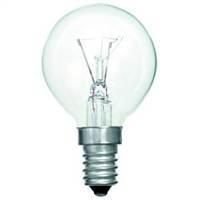 25w ses e14 golf ball shaped light bulb clear