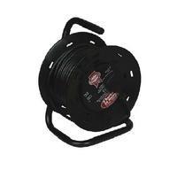 25m black cable extenstion reel 240v 3 core 125mm