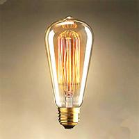 25W Edison ST64 Straight Wire light Bulbs for Sale Edison Art Decoration Light