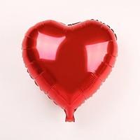 25 Pcs for 18 Inch Red Heart Metallic Balloon