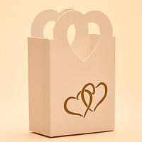 25 pieceset favor holder heart shaped card paper favor boxes candy jar ...