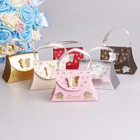 25pcs Handbag Wedding Favors Box Butterfly Candy Box Wedding Party Decoration For Gift Paper Box