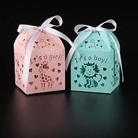 25pcs/lots baby shower candy box birthday party favors paper box gift box