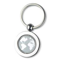 25 x Personalised Globe metal key ring - National Pens