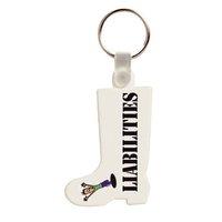 250 x personalised plastic key ring boot national pens
