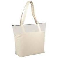 25 x Personalised Jute and Cotton Zipped Tote Bag - National Pens