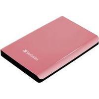 25 external hard drive 1 tb verbatim storengo pink usb 30
