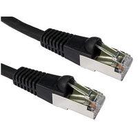 25cm CAT6A Network Cable Shielded White 0.25m
