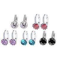 2.5ct. Simulated Sapphire Earrings - 5 Colours
