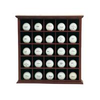 25 Golf Ball Wooden Cabinet