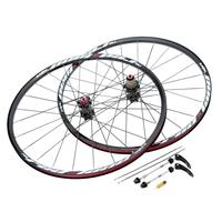 26\'\' 24H Disc Brake Bike Wheel Mountain Bicycle MTB Bike Wheelset Hubs Rim Front Rear