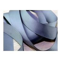 26mm prym ribbed polyester tape grey