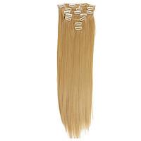26-28 inch 120g(7pcs)/set Brazilian Hair 10 Colors Clip In Hair Extension Straight Clip In Human Hair Extensions