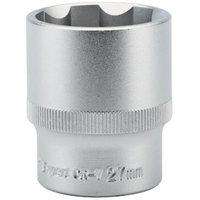 27mm 6pt Socket 1/2dr Pckd