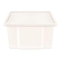 27 Litre Storage Box Cream Base