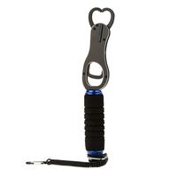 28cm 244g 40kg Weigh Portable Stainless Steel Lip Grip Fishing Trigger Gripper with Lanyard Hook