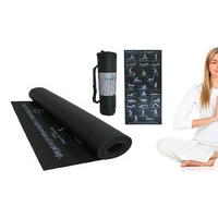 28 position guide yoga mat